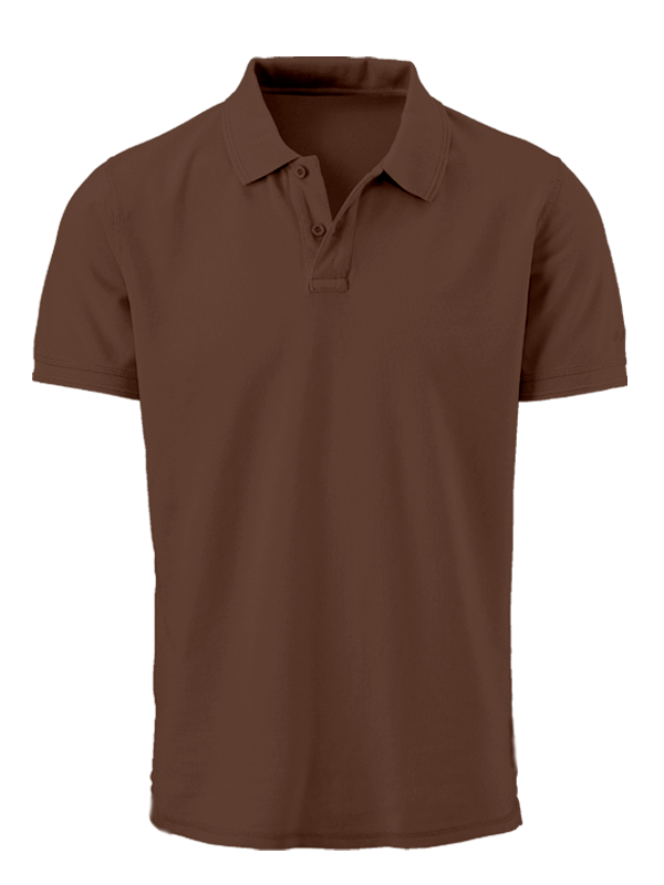 Поло рубашка шоколадного цвета