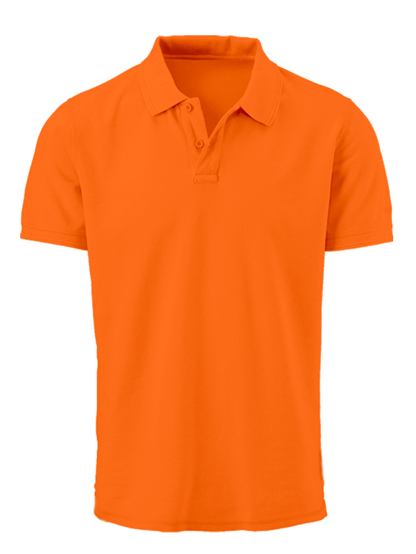 Поло рубашка оранжевого цвета