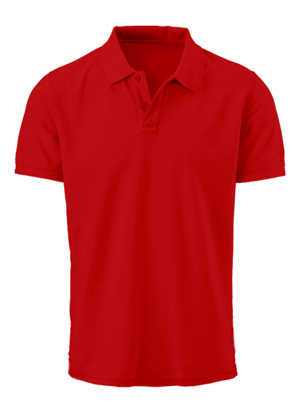 Поло рубашка красного цвета