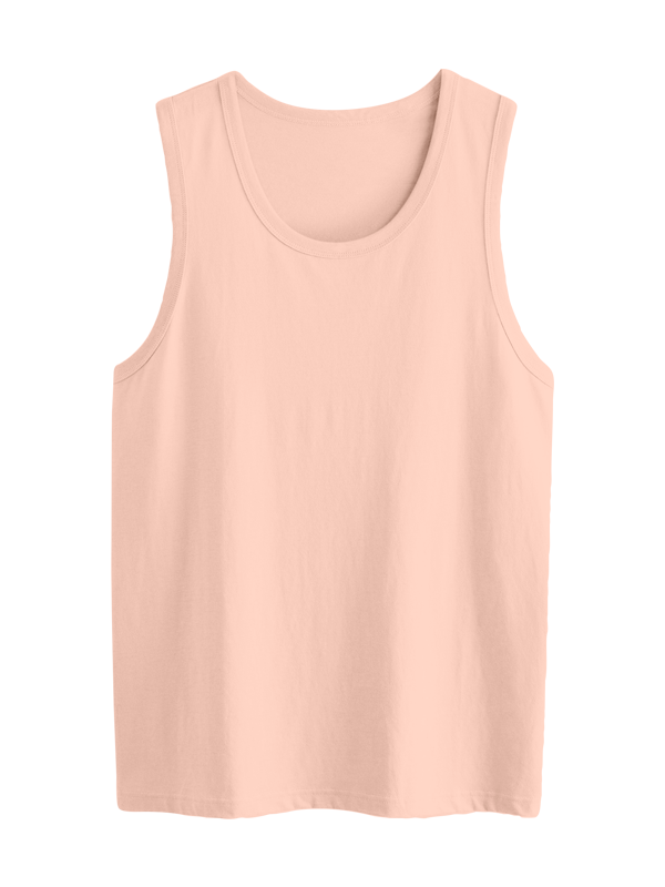 Мужская классическая майка кораллового цвета