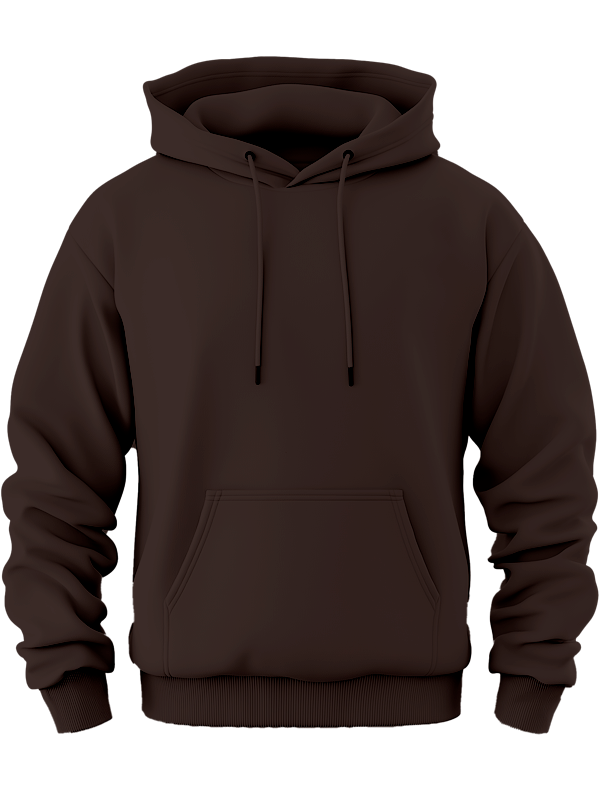 Худи тёмно-коричневого цвета