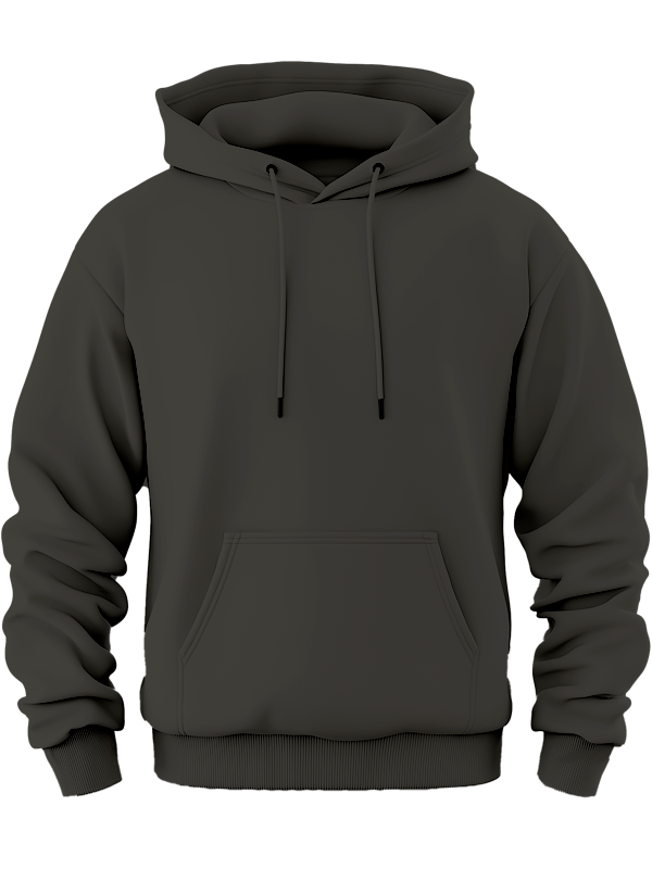 Худи тёмно-серого цвета