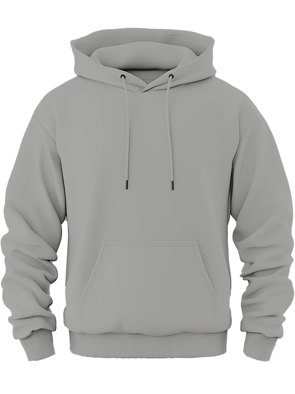 Худи серого цвета