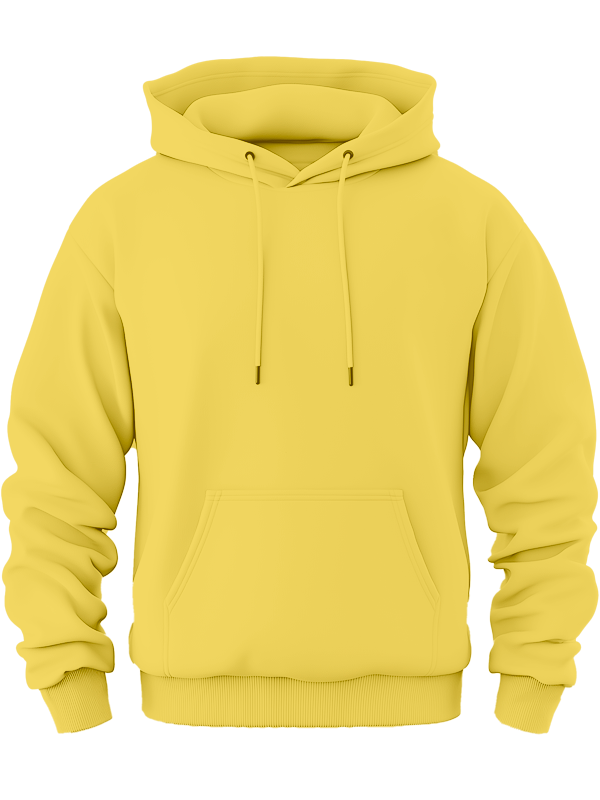 Худи лимонного цвета