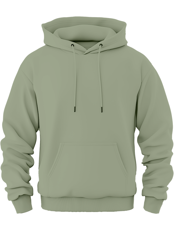 Худи оливкового цвета