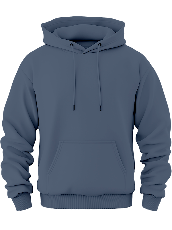 Худи серо-голубого цвета