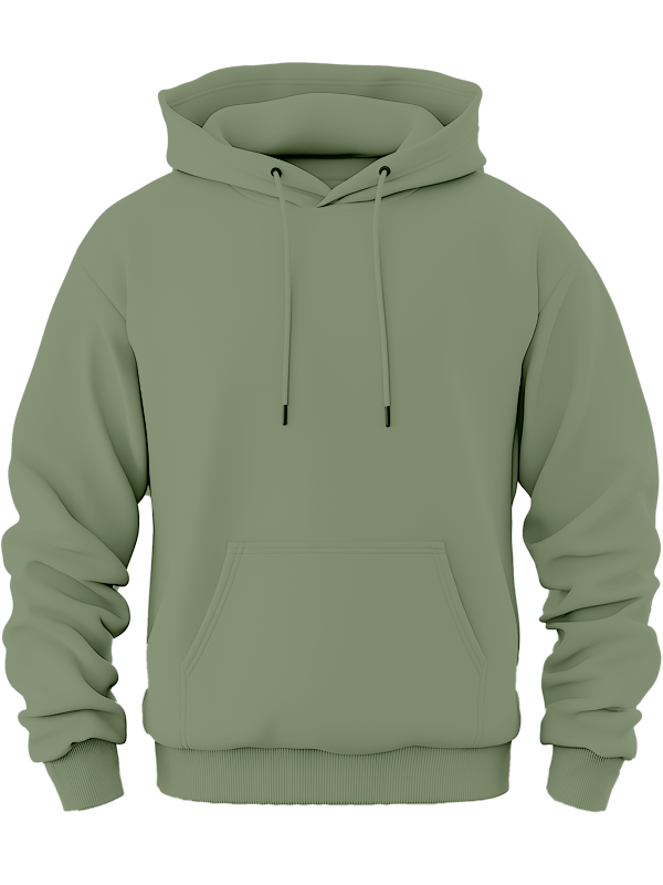 Худи оливкового цвета