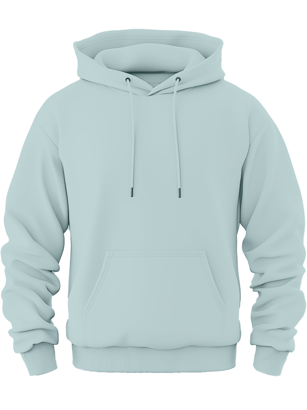 Худи светло-голубого цвета