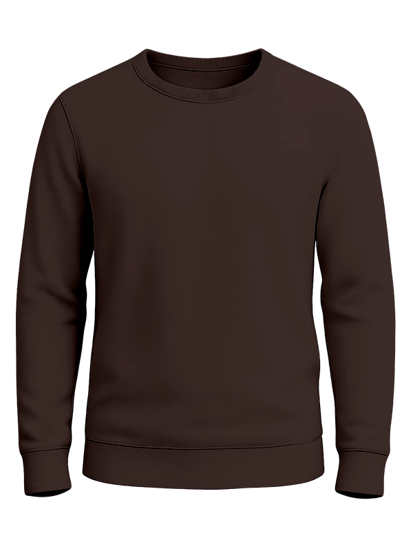 Свитшот тёмно-коричневого цвета