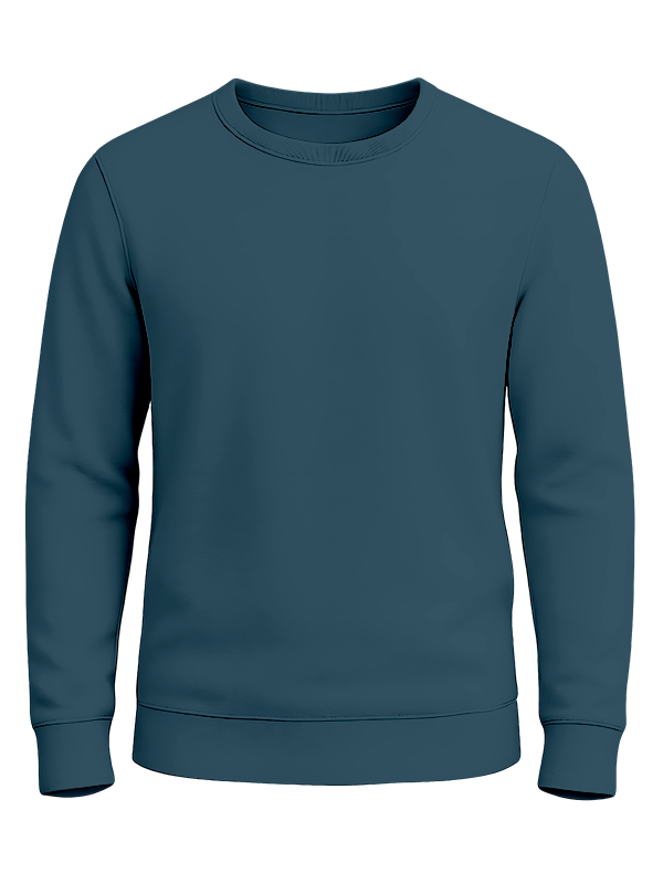 Свитшот пыльно-синего цвета