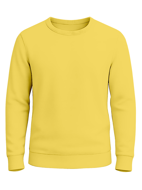 Свитшот лимонного цвета