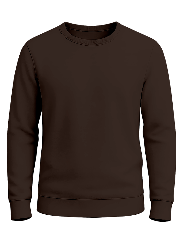 Свитшот шоколадного цвета